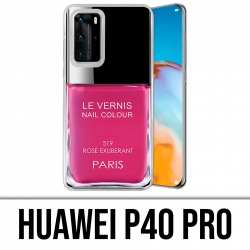 Coque Huawei P40 PRO - Vernis Paris Rose