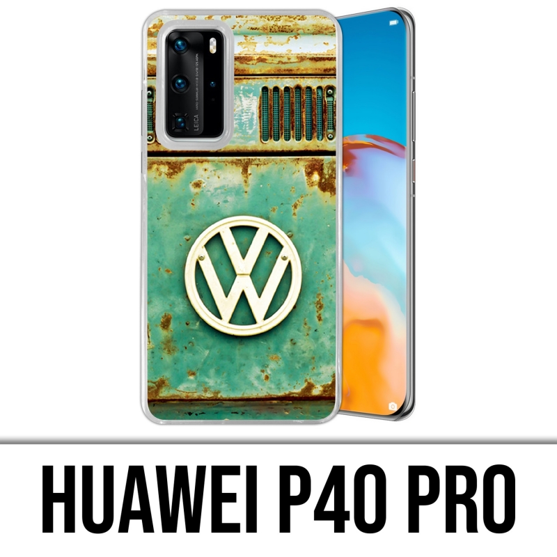Custodia per Huawei P40 PRO - Logo Vw Vintage