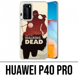 Coque Huawei P40 PRO - Walking Dead Moto Fanart