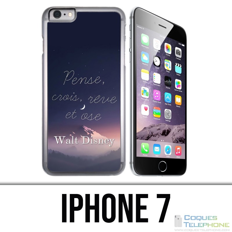 Funda iPhone 7 - Cita Disney Piensa Piensa Reve