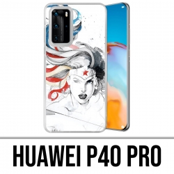 Coque Huawei P40 PRO - Wonder Woman Art