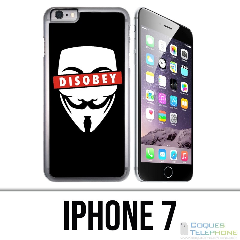 Coque iPhone 7 - Disobey Anonymous
