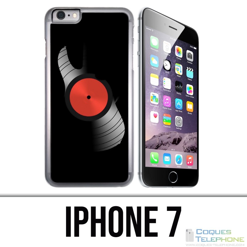 Coque iPhone 7 - Disque Vinyle