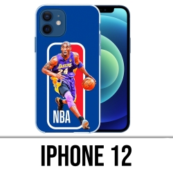 Coque iPhone 12 - Kobe Bryant Logo Nba