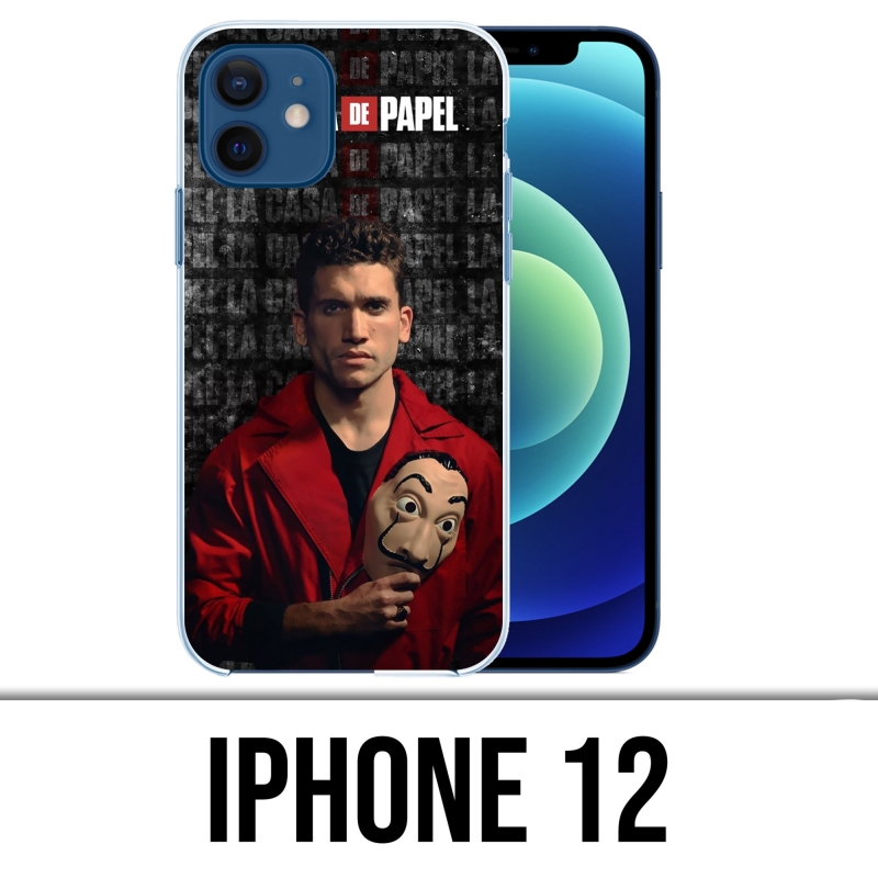 Funda para iPhone 12 - La Casa De Papel - Denver Mask