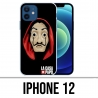 Coque iPhone 12 - La Casa De Papel - Masque Dali