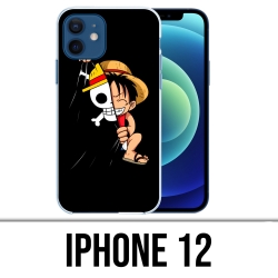 Funda para iPhone 12 - Bandera de Baby Luffy de una pieza