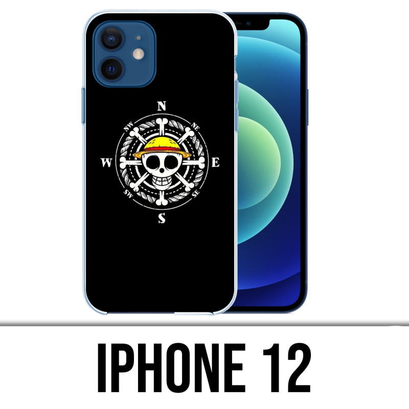 Custodia per iPhone 12 - Bussola con logo One Piece