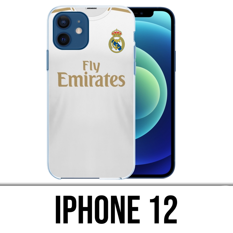 Custodia per iPhone 12 - Maglia Real Madrid 2020