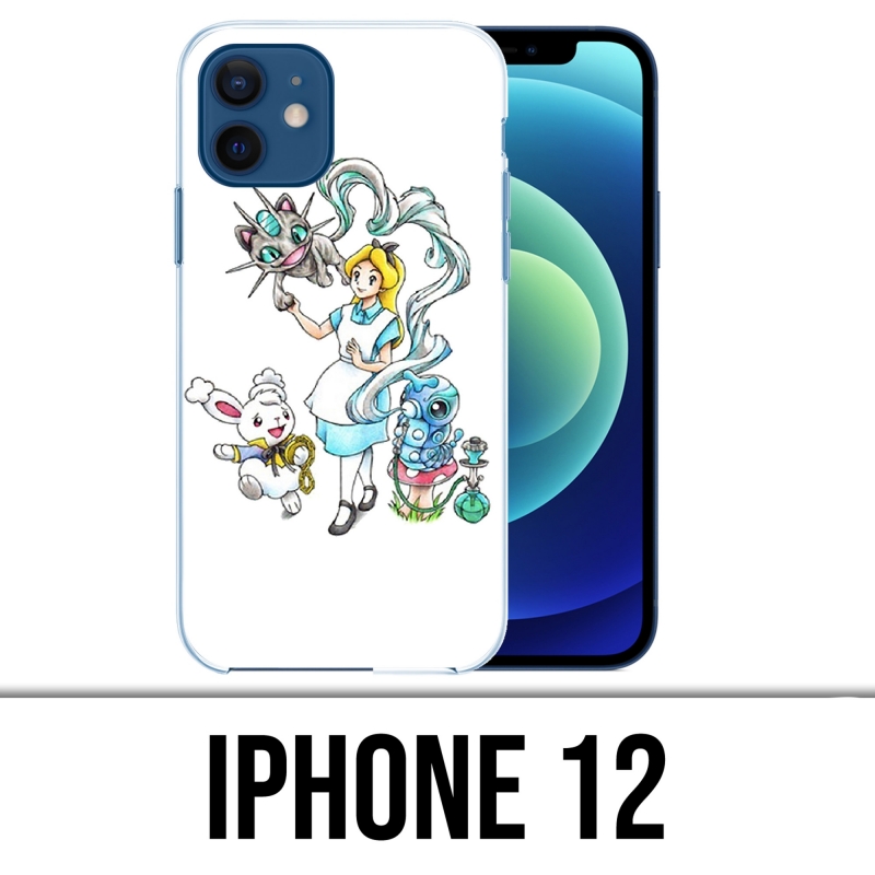 Coque iPhone 12 - Alice Au Pays Des Merveilles Pokémon