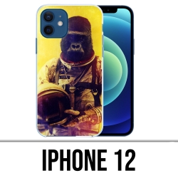 Coque iPhone 12 - Animal Astronaute Singe