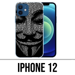 Coque iPhone 12 - Anonymous
