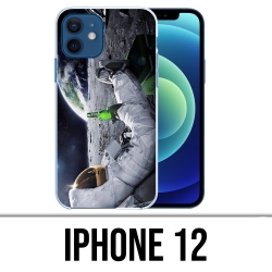 Coque iPhone 12 - Astronaute Bière