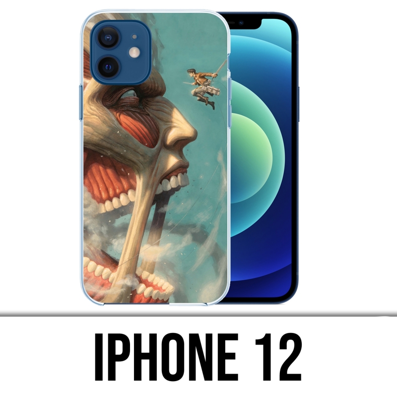 Funda para iPhone 12 - Attack-On-Titan-Art