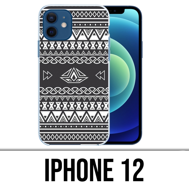 Funda para iPhone 12 - Gris Azteca