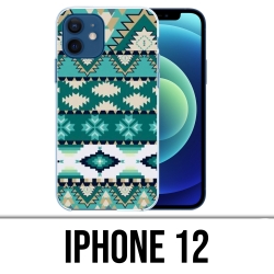 IPhone 12 Case - Green Azteque