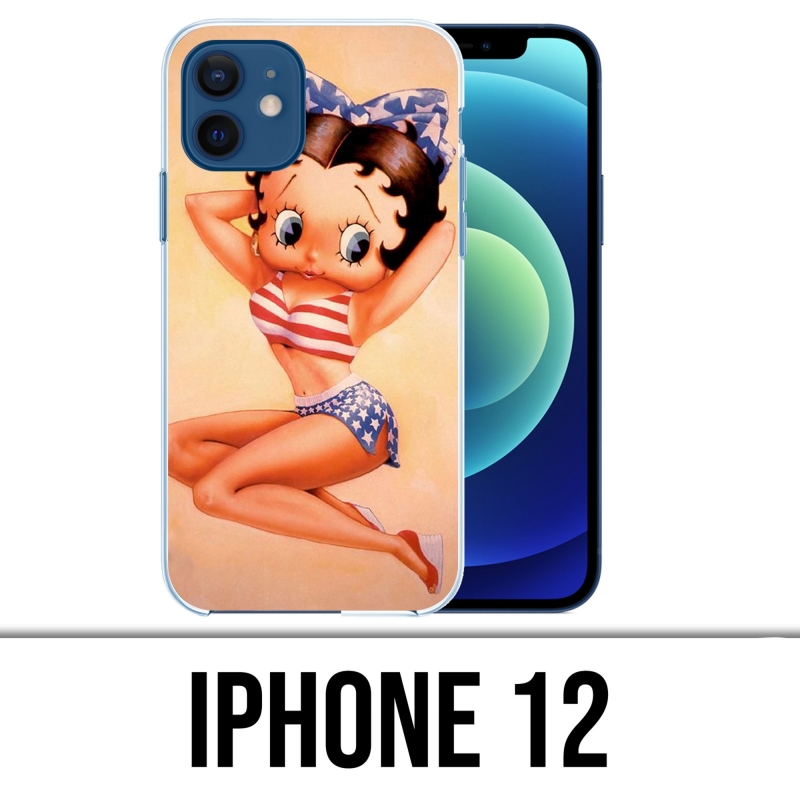 Custodia per iPhone 12 - Betty Boop Vintage