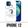 Coque iPhone 12 - Bitch Please Unicorn Licorne