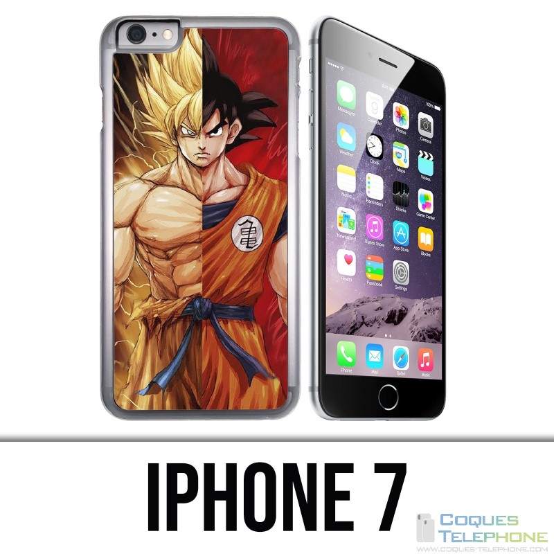 Custodia per iPhone 7 - Dragon Ball Goku Super Saiyan