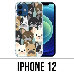 Coque iPhone 12 - Bouledogues