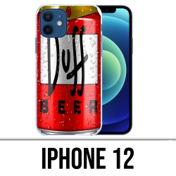 Coque iPhone 12 - Canette-Duff-Beer