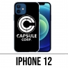 Coque iPhone 12 - Capsule Corp Dragon Ball
