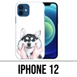 IPhone 12 Case - Husky Cheek Dog