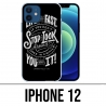 Custodia per iPhone 12 - Life Fast Stop Look Around Quote