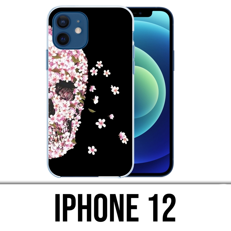 Coque iPhone 12 - Crane Fleurs