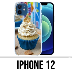 Coque iPhone 12 - Cupcake Bleu