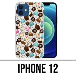 Coque iPhone 12 - Cupcake Kawaii