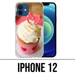 Coque iPhone 12 - Cupcake Rose