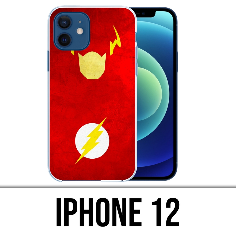 Custodia per iPhone 12 - Dc Comics Flash Art Design