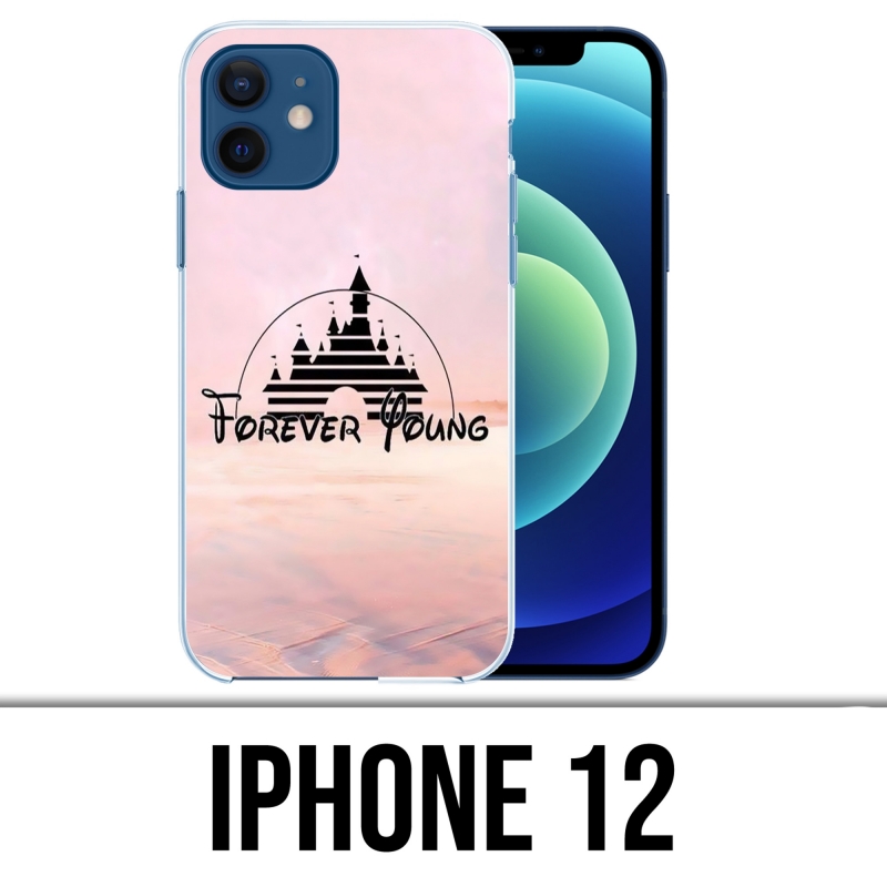 Coque iPhone 12 - Disney Forver Young Illustration