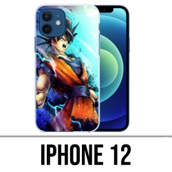 Coque iPhone 12 - Dragon Ball Goku Couleur