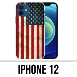 Custodia per iPhone 12 - Bandiera degli Stati Uniti