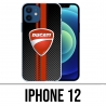 Coque iPhone 12 - Ducati Carbon