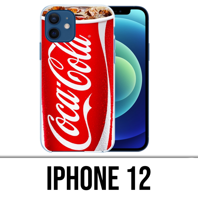 Coque iPhone 12 - Fast Food Coca Cola