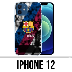 Coque iPhone 12 - Football Fcb Barca