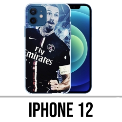 Coque iPhone 12 - Football Zlatan Psg