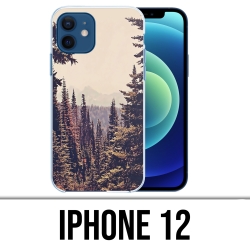 Coque iPhone 12 - Foret Sapins