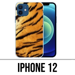 Coque iPhone 12 - Fourrure Tigre