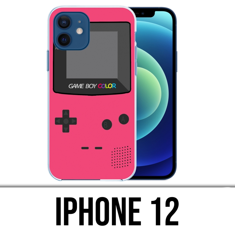 Custodia per iPhone 12 - Game Boy Color Pink