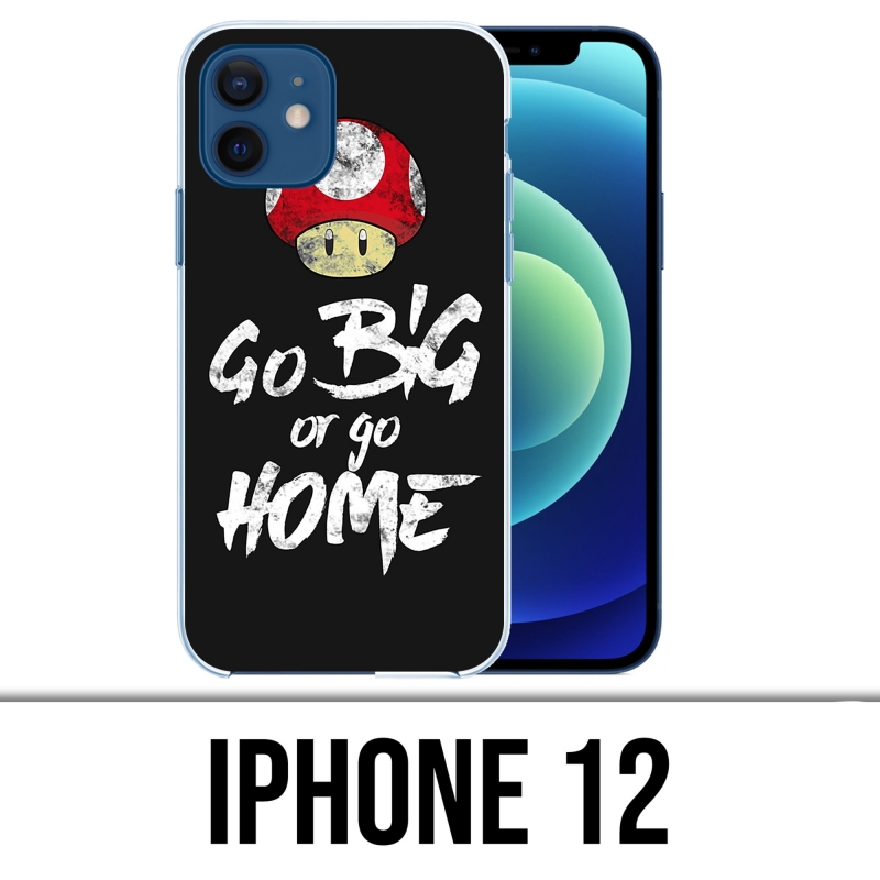 Carcasa para iPhone 12 - Culturismo Go Big Or Go Home