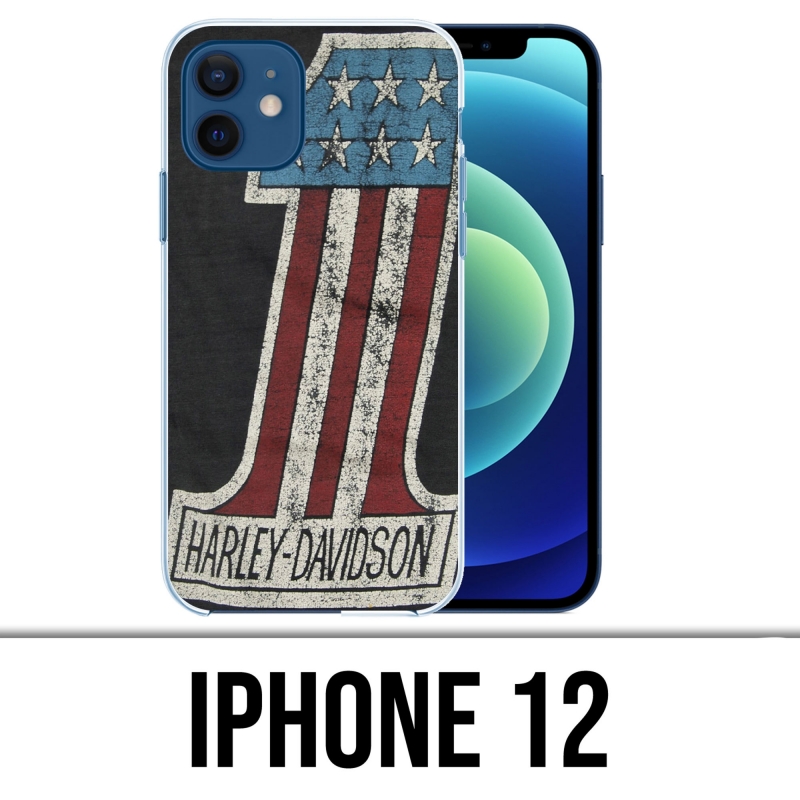 Custodia per iPhone 12 - Logo Harley Davidson 1
