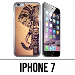 Custodia per iPhone 7 - Elefante azteco vintage