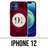Coque iPhone 12 - Harry Potter Voie 9 3 4