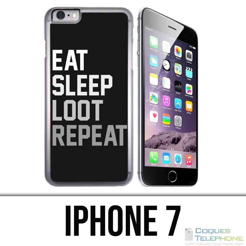 Custodia per iPhone 7 - Eat Sleep Loot Repeat