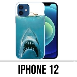 Coque iPhone 12 - Jaws Les Dents De La Mer