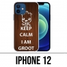 Custodia per iPhone 12 - Keep Calm Groot